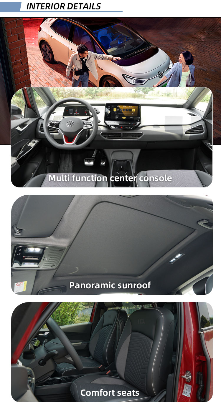 5 Seats EV Cars Long Range Rechargeable New Energy Vehicles Fast Charging