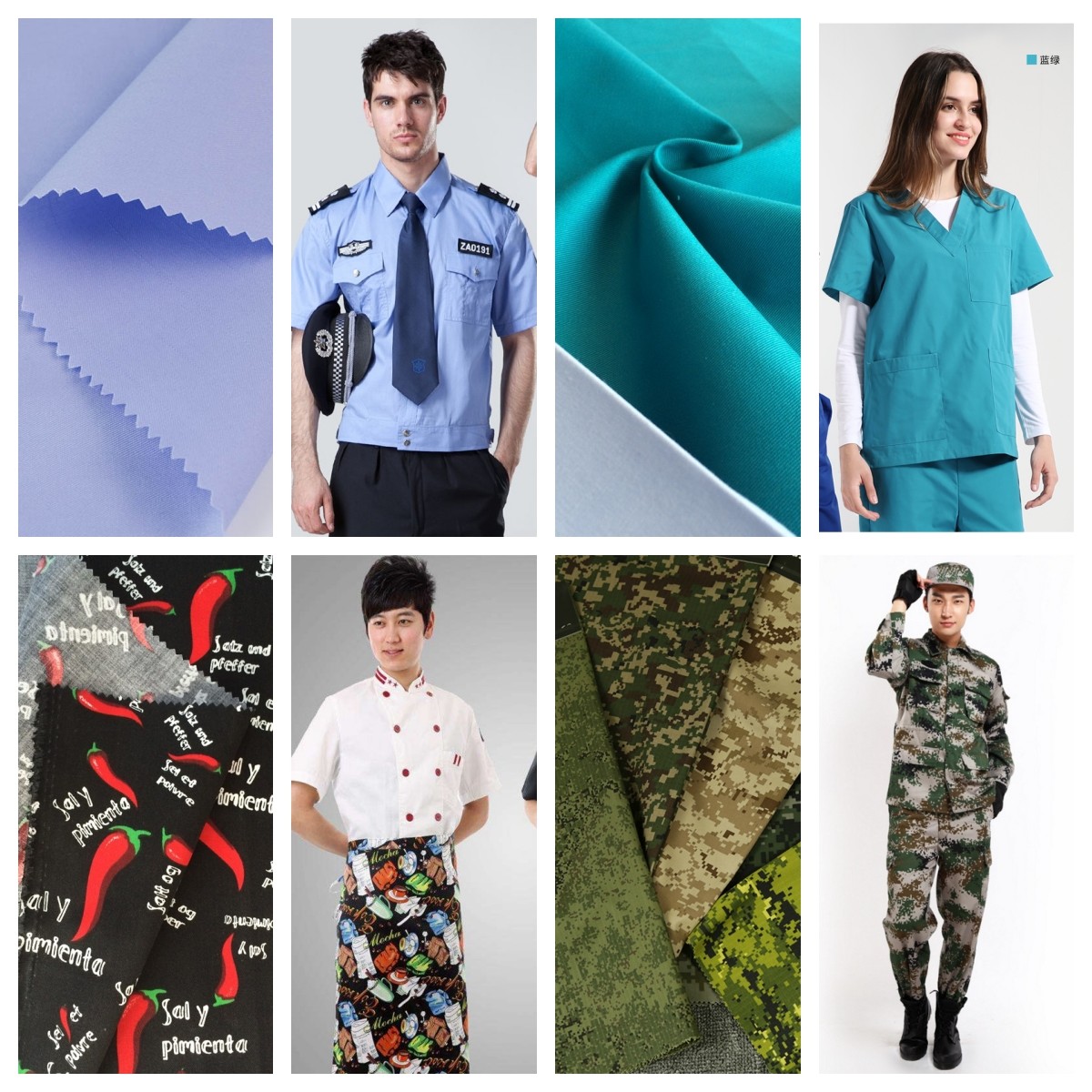 Twill Pattern Cotton Spandex Fabric Low Shrinkage For Clothing