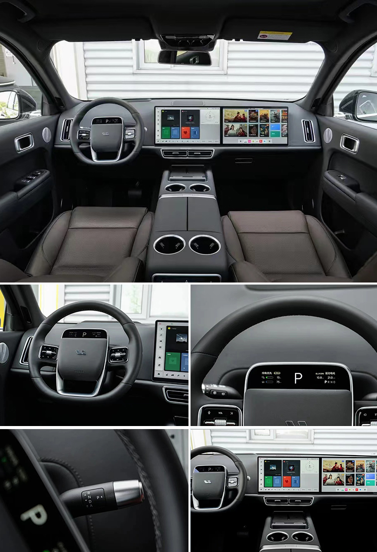 Electric Driver's Seat Adjustment Li xiang L9 Max Pro Purple Energy SUV EV Car 7 Seats 2024