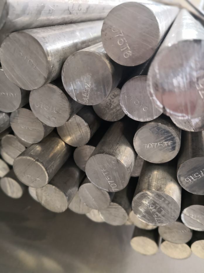 T6 7075 Aluminum Round Bar / Aluminium Round Rod For Ordnance Industries