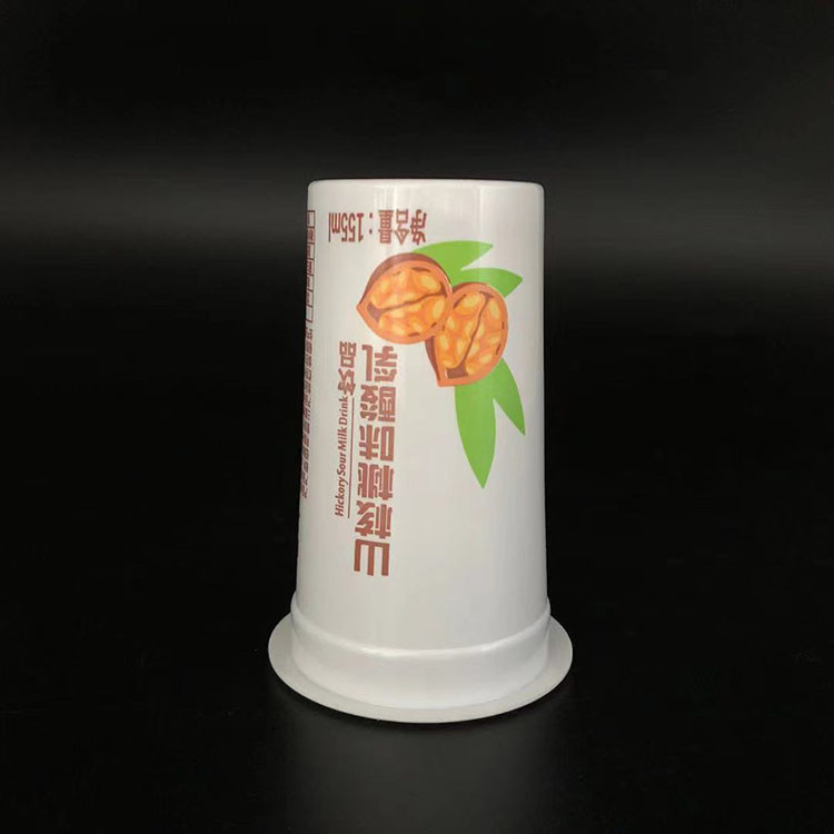155ml Frozen yogurt cups plastic cups with aluminum foil lids
