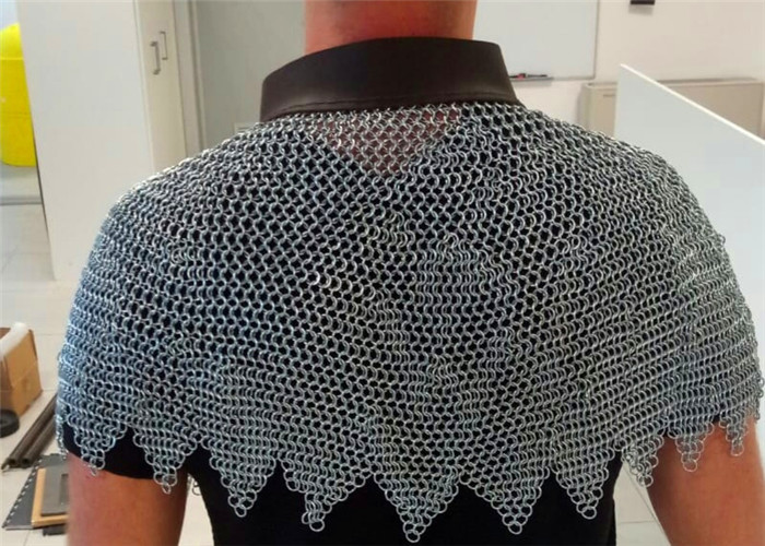 AISI 304 316 Chainmail Ring Mesh for Body Security and Decoration
