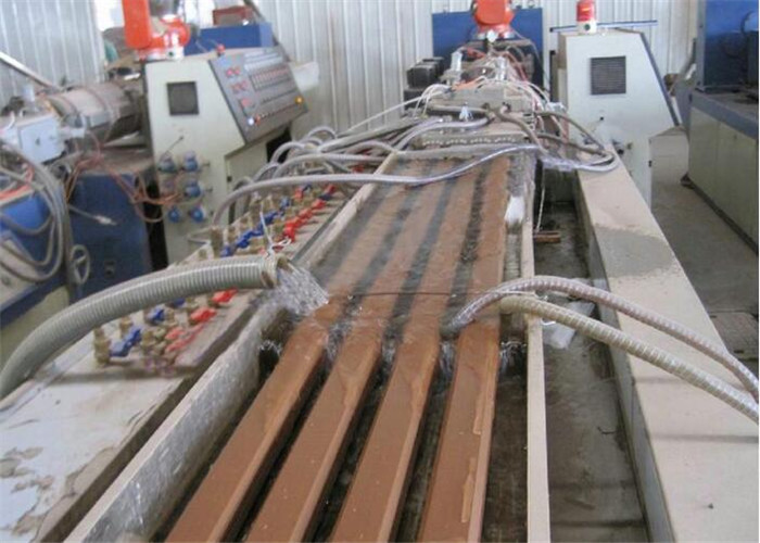 PVC / WPC Composite Foam Ceiling Board Production Line , WPC Board Extrusion Line