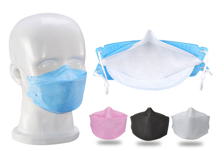 N95 Disposable Respirator Dust Protection Mask Foldable Anti Pollution Non Woven