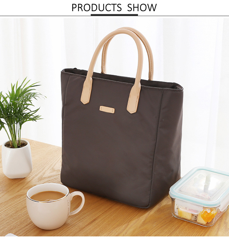 Recycled Sublimation Nylon Insulated Bento Bag For Ladies