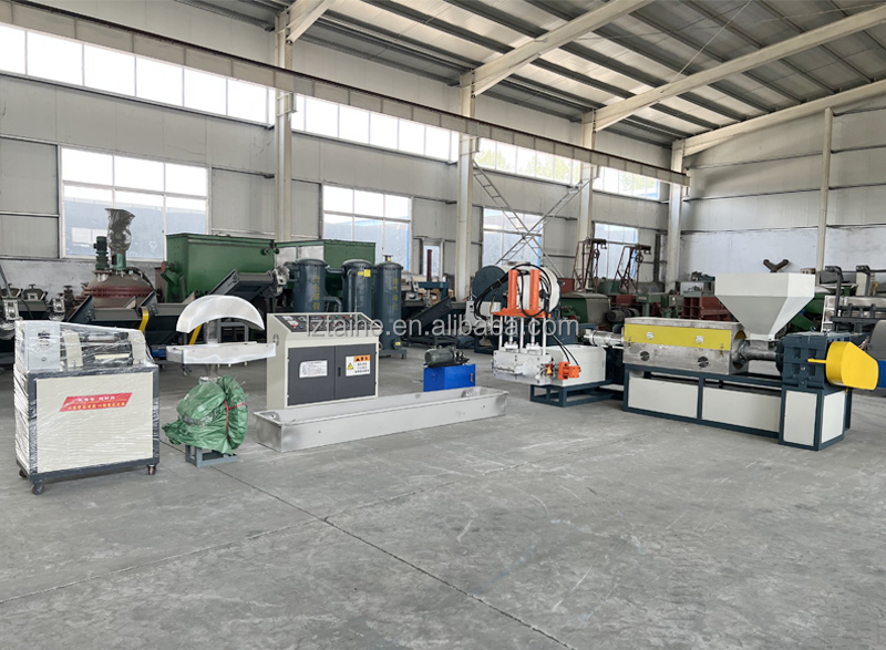 High Double Stage Plastic Recycling Pelletizing Machine For PP PE HDPE LDPE LLDPE