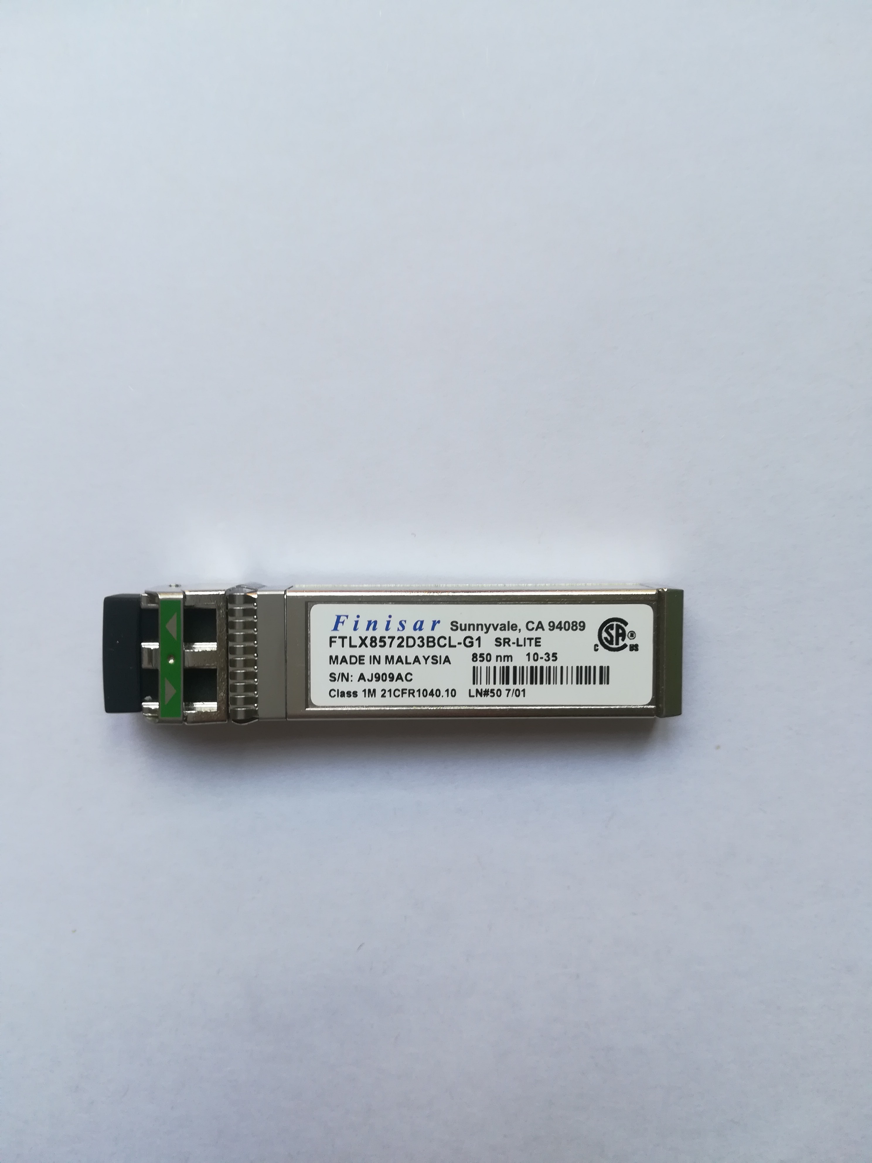 FINISAR FTLX1471D3BCL SFP+ 10Gb/s 1310nm 10km Optical Transceiver