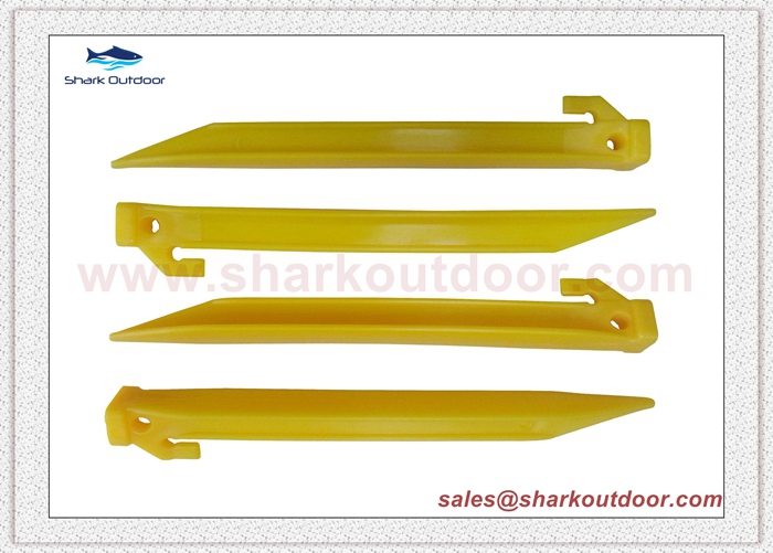 Plastic Tent And Awning Pegs With Hook