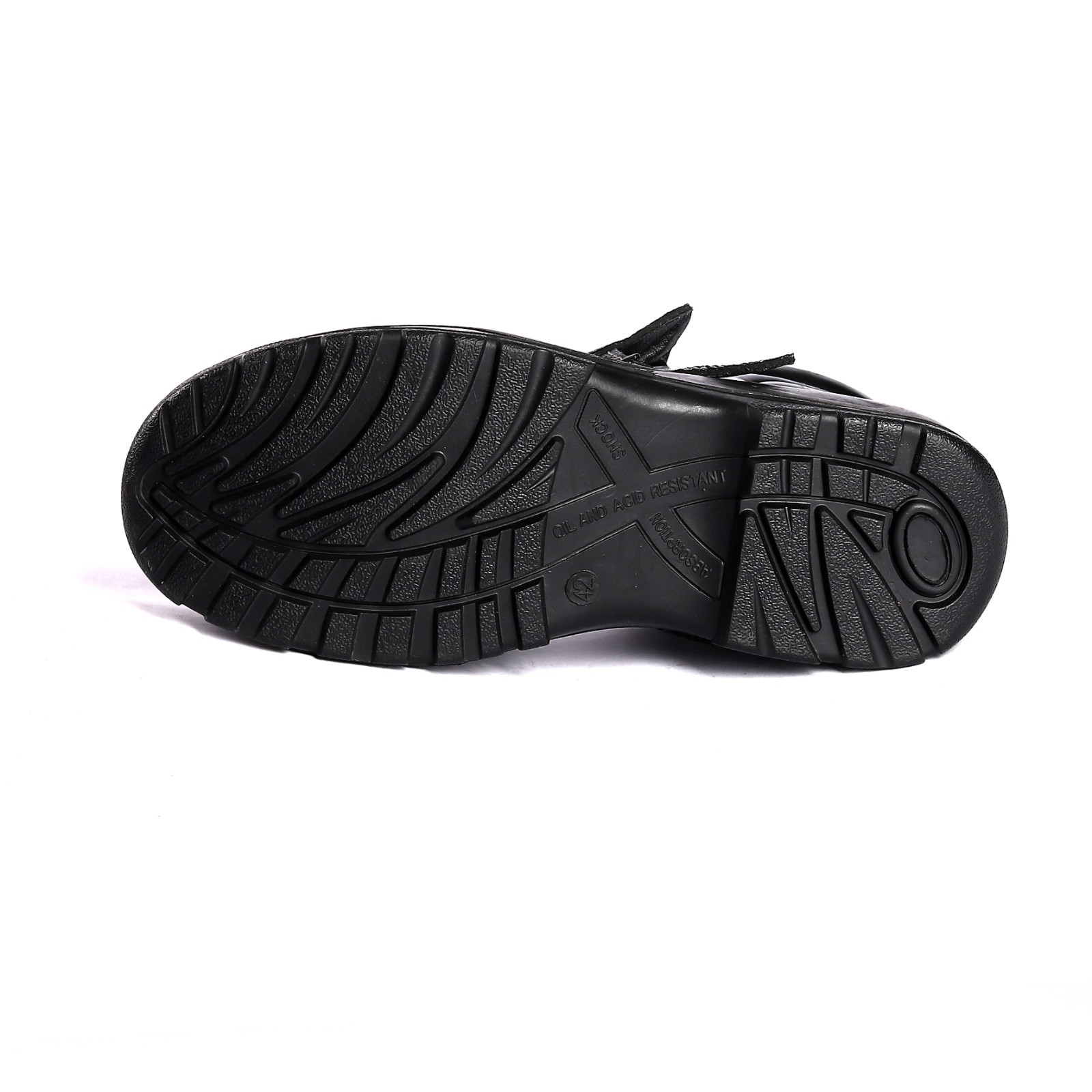 Anti Puncture Anti Smash Metal Eyelets Comfortable EVA Insole For Market SJ PU Safety Boots