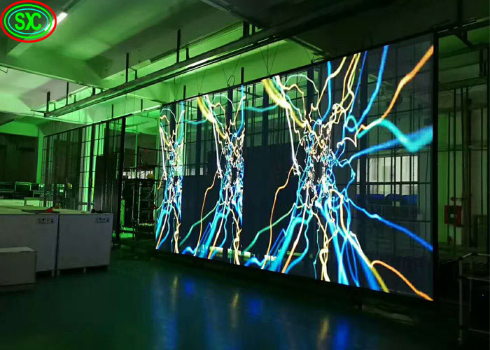 TL10.42mm advertising led transparent screen , led glass display 83% transparency