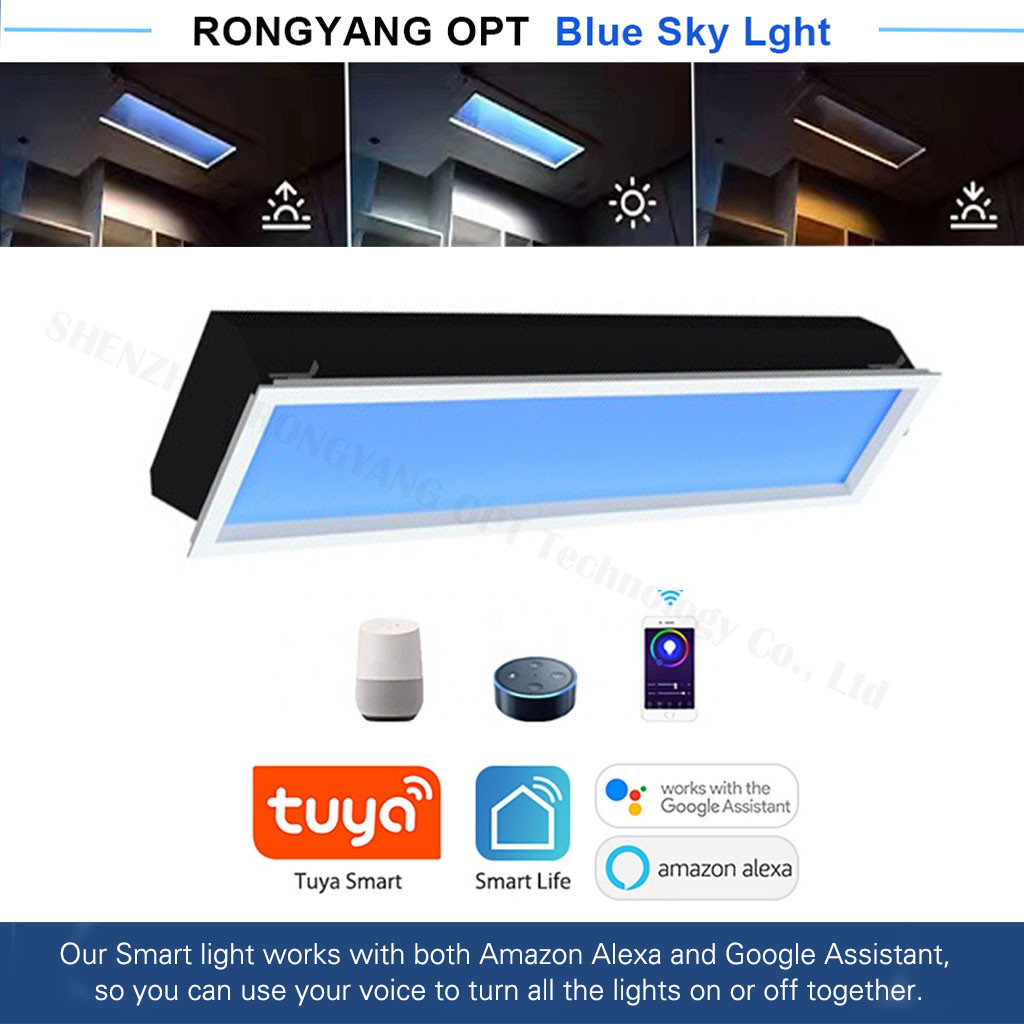 Multiscene 50HZ Realistic Artificial Daylight Skylight 1150x140x86mm 30 Degree