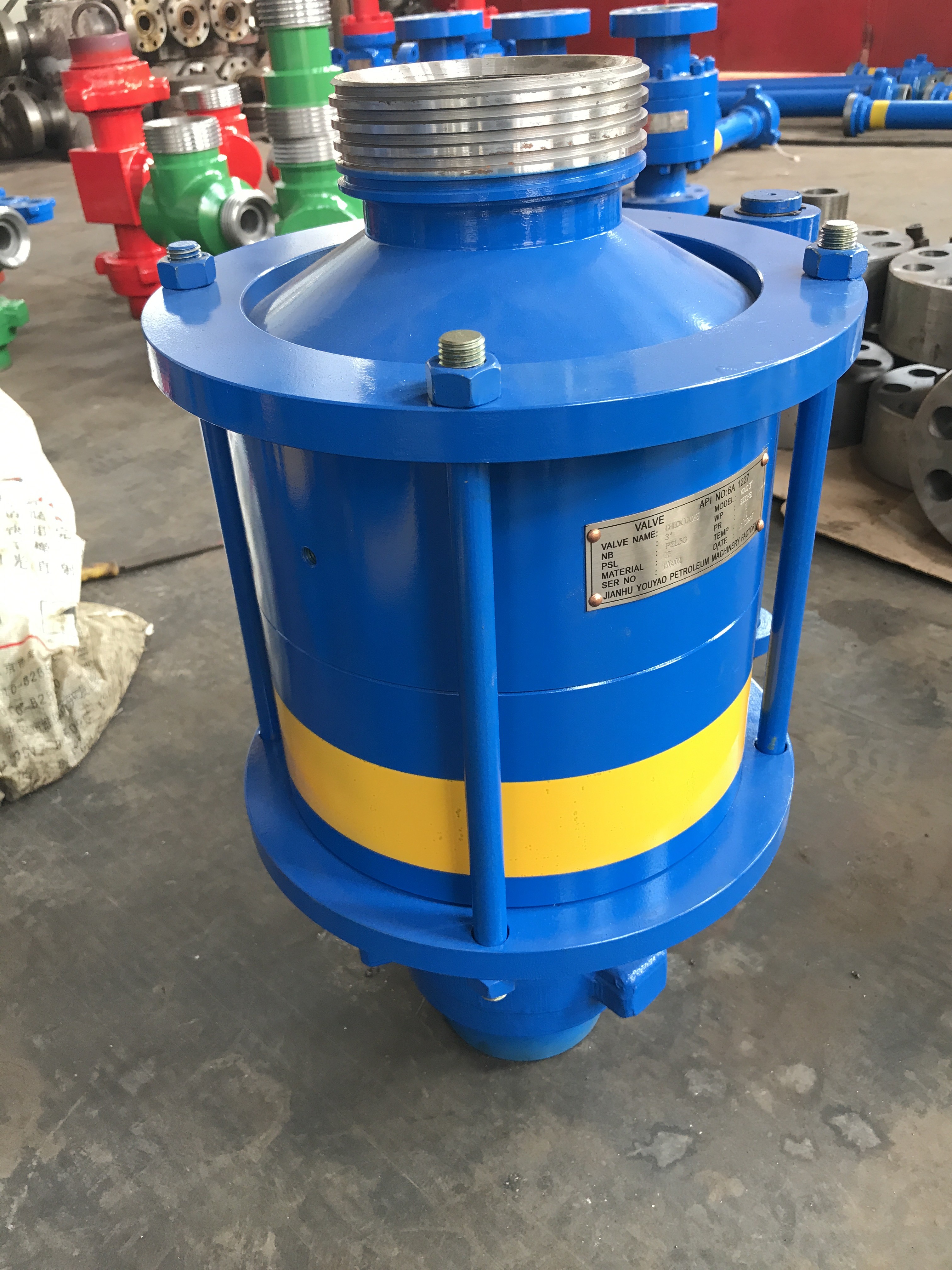 Dart Type Alloy Steel Wellhead Check Valve 2 9 / 16" X 5000psi Long Service Life