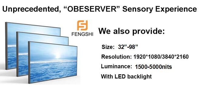 24 Inch Bar Stretched LCD Panel Ultra Wide Monitor