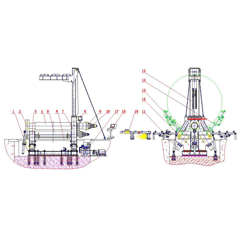 Four-Roller CNC Plate Rolling Machine With Pre-Bending Function 25mm Thick Plate High Performance And Heavy Duty