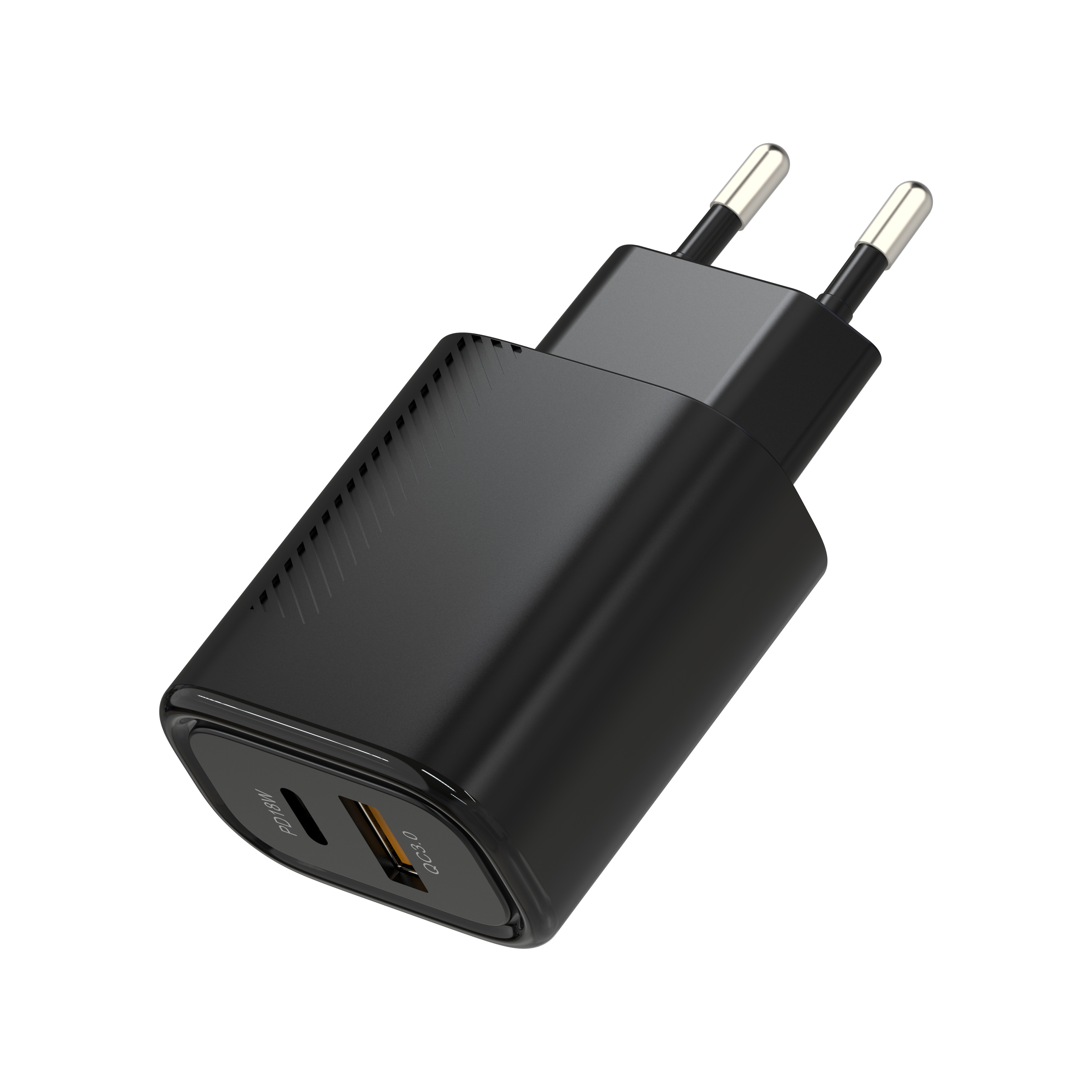 43*27*83.3mm European Phone Adapter , Apple 20w Charger CE Certificate