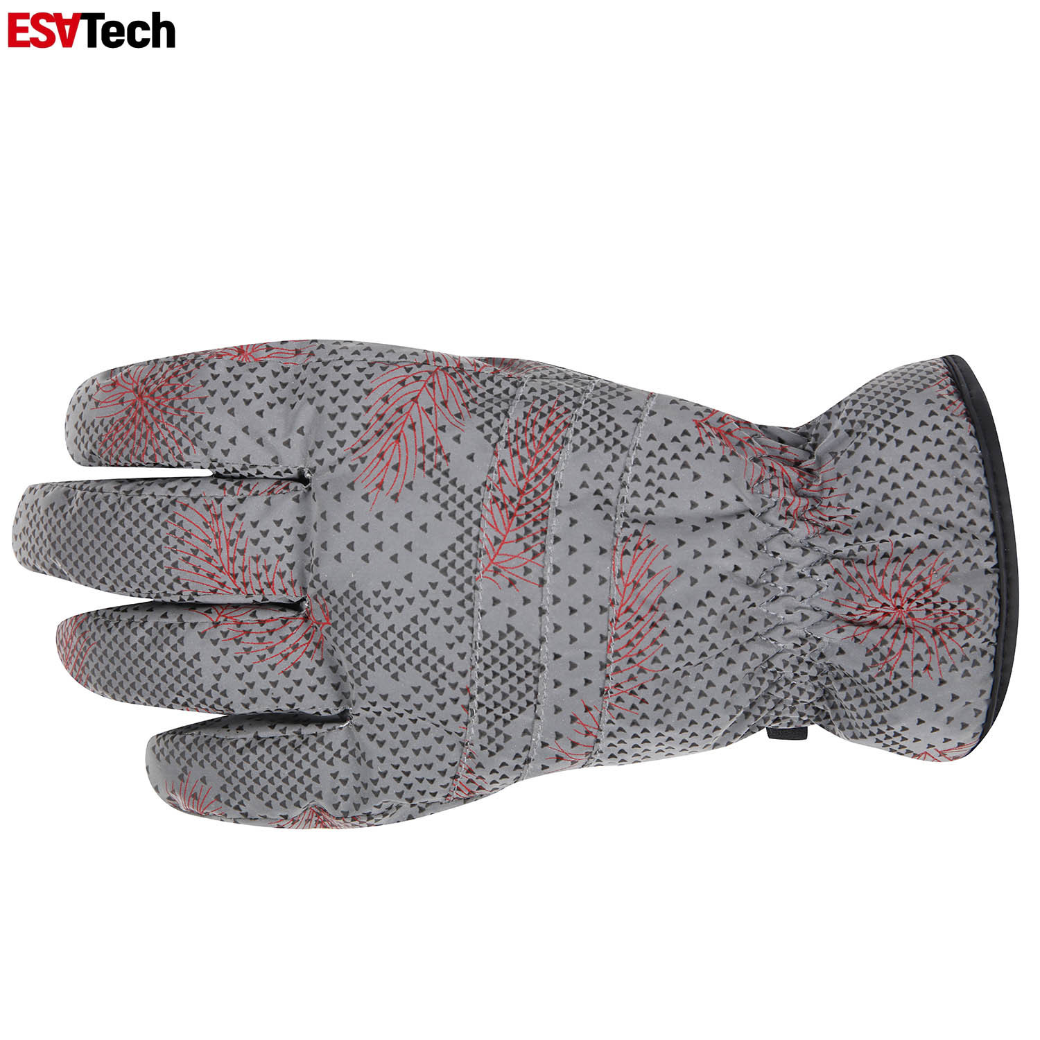 Safety Cycling Hi Vis Running Gloves Cut Resistant Goat Leather Winter Warm Acrylic Lining Work