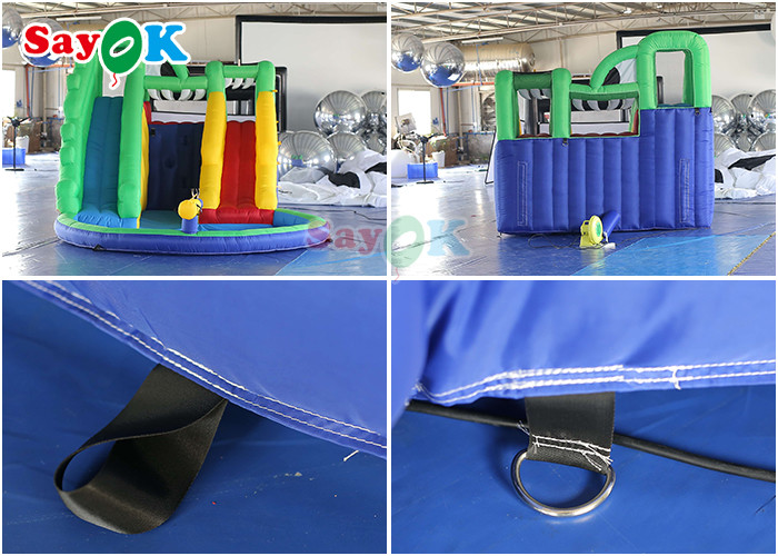 Inflatable Bouncy Slides Kids Inflatable Water Slide Pool Backyard Double Slide Jumping Bouncer