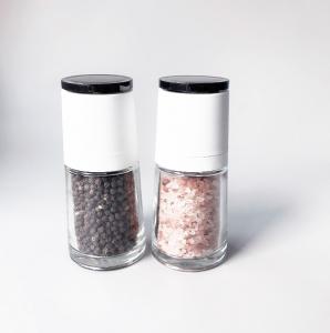 Buy cheap refillable 120ml Glass Ceramic Salt And Pepper Mills product