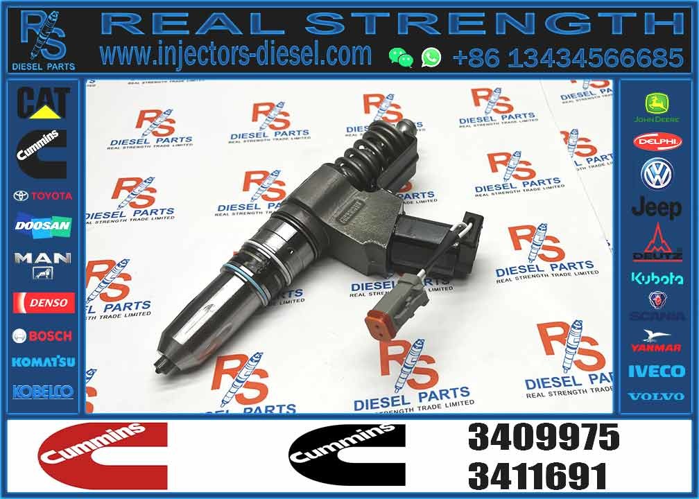 Auto Parts Common Rail Diesel Fuel Injector 3407776 3411385 3087558F For Cummins QSN14 N14