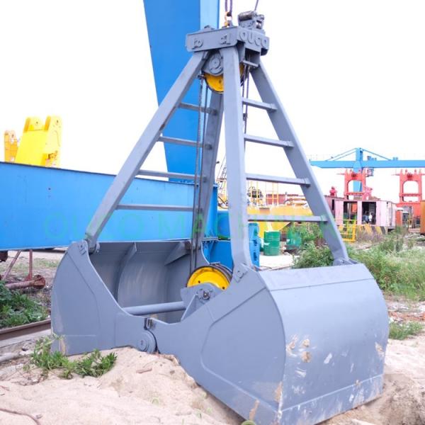 Sand Handling Bulk Cargo 2 Rope Clamshell Grab Bucket