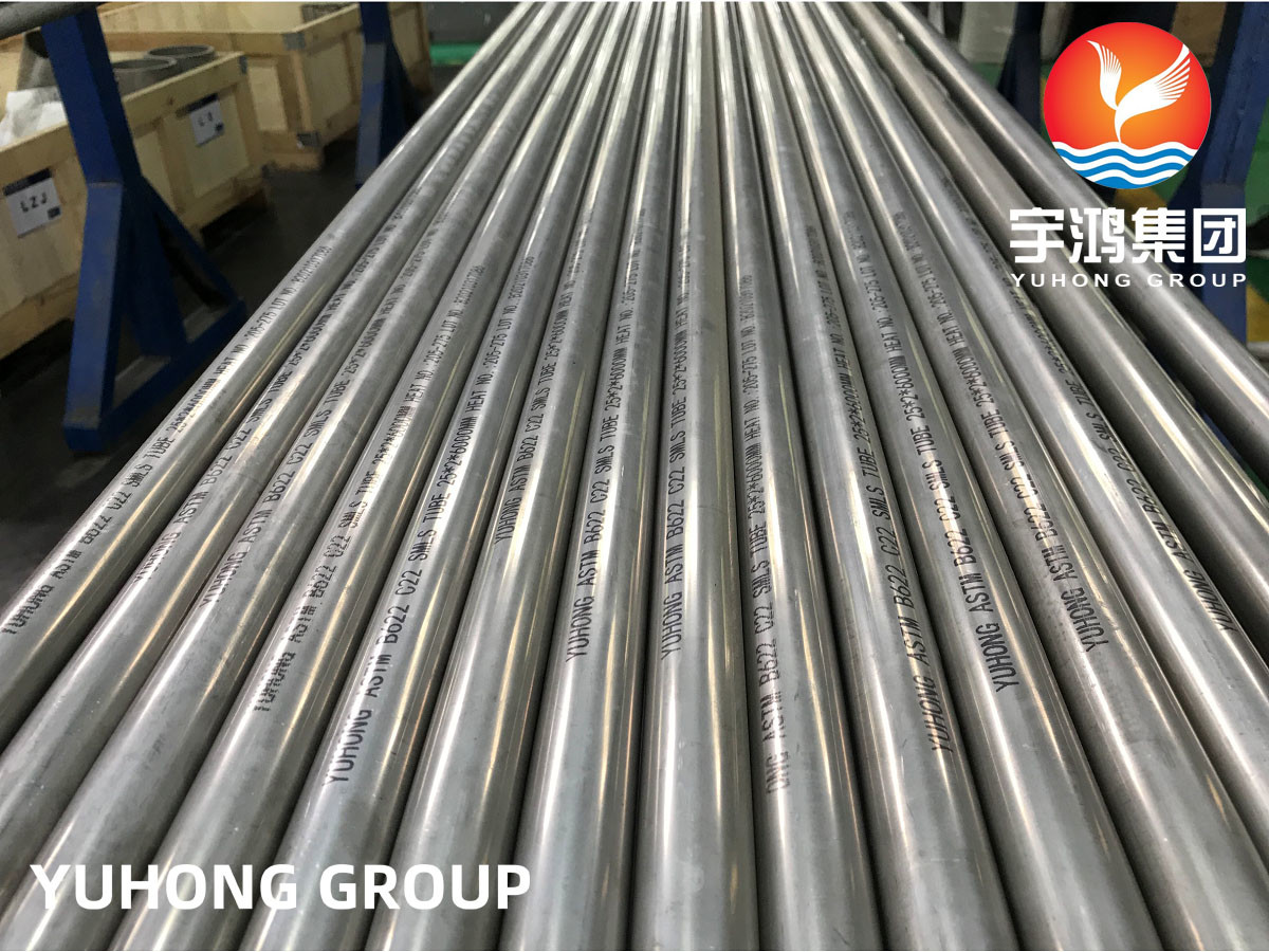 NICKEL ALLOY STEEL SEAMLESS HASTELLOY C22 PIPE WITH ASTM B161 ASME SB163
