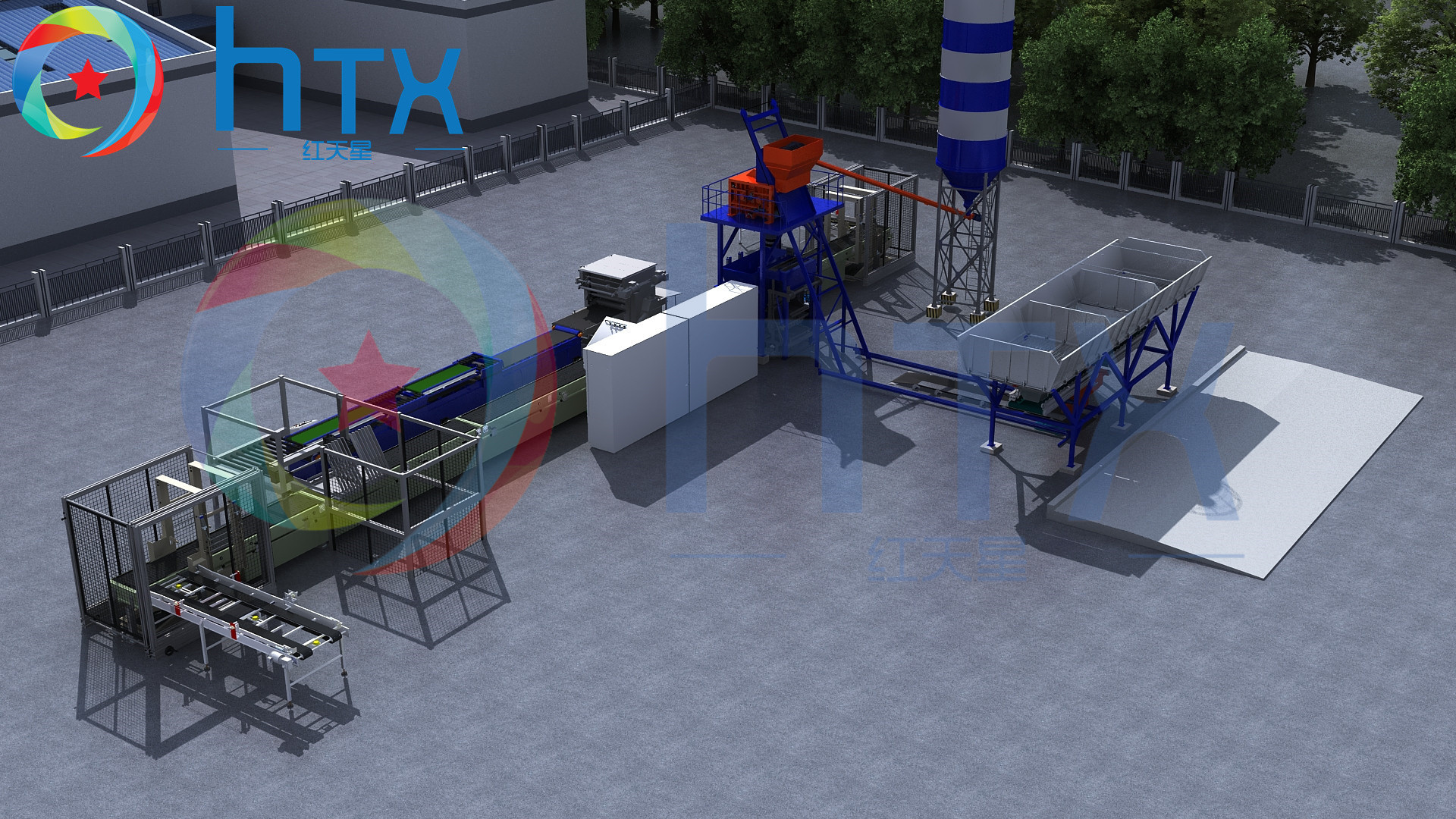 Natural Cultured Stone Production Line Wet Casting Doser Machine Feeding
