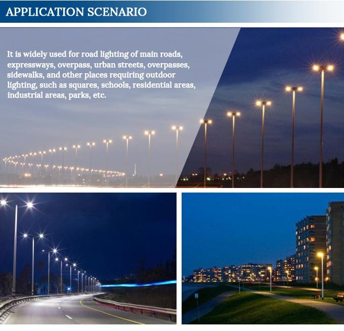 Aluminum Street Lamps At Night 42000lm 300W Led Road Lights For Urban Roads