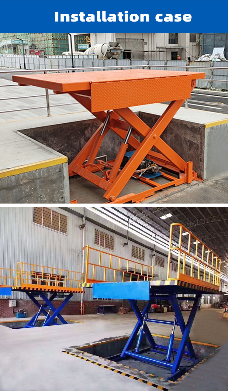Push Button Operated Electric Lifing Table with 60V/1.2kw Motor