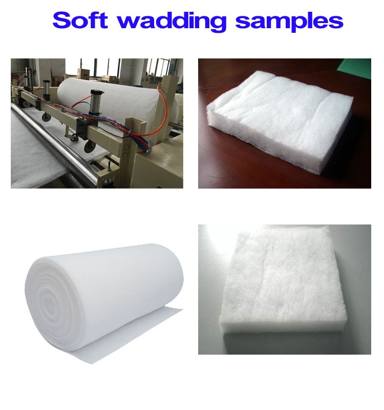 4500mm Comforters Filler Nonwoven Bonded Wadding Production Line Equipment
