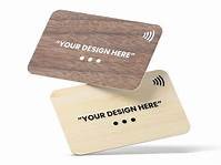 Wooden Hotel Keycard