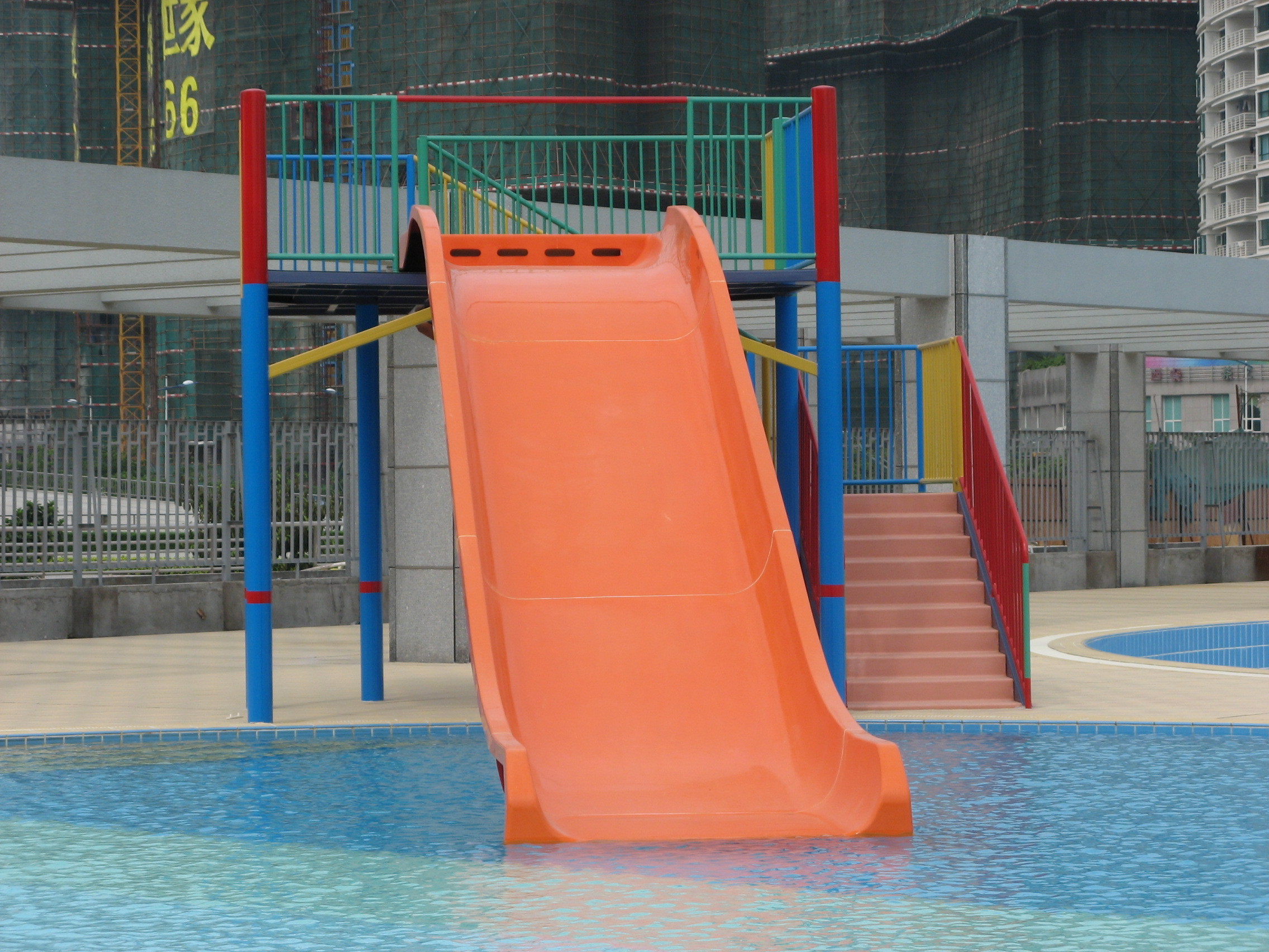 Fiberglass Water Slides for Swimming Pool Equipment for Kids Water Play for Kids Water Park