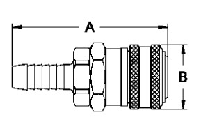 Marine Pneumatic Compressed Air Quick Disconnect