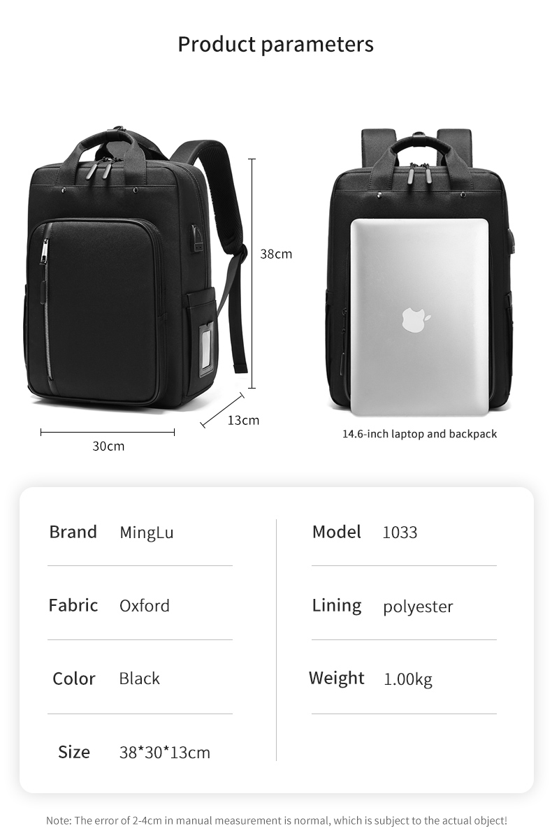 New Splashproof backpack women mochila Leisure High quality 14 inches laptop backpack for men