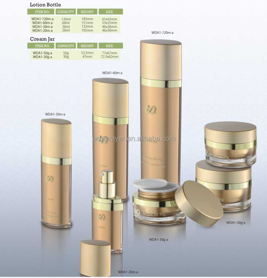 30g 50g Acrylic Jar Eye Shape Jar for Makeup Packaging Sealing Type Pump Sprayer