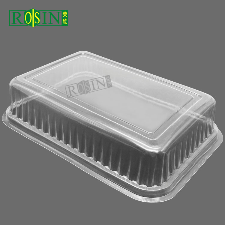 1000ml Disposable Plastic Container Rectangular For Vegetables And Fruits