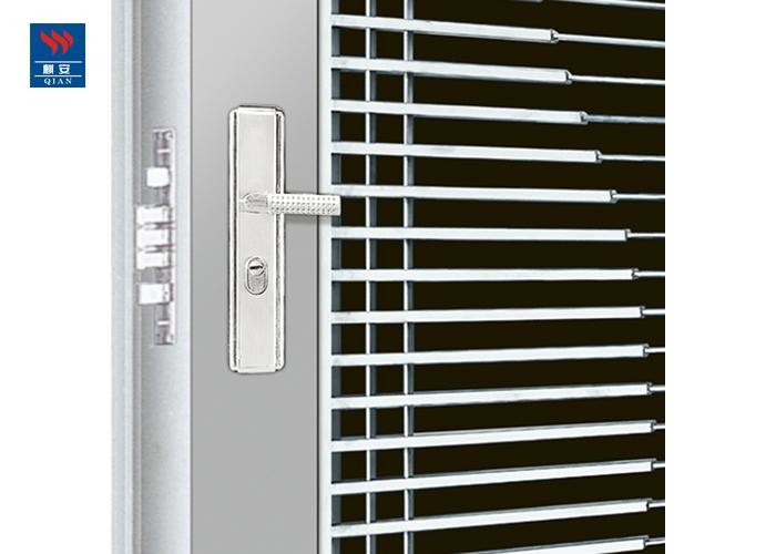 Fancy Exterior Stainless Steel Security Doors Wooden Steel Door