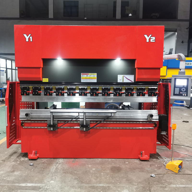 Electric Hydraulic Press Brake 100 Ton Metal Steel Bending Machine Manual Delem DA52S