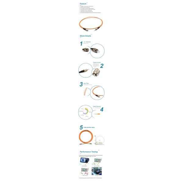 IP67 Waterproof Fiber Optical Patch Cord with Connector