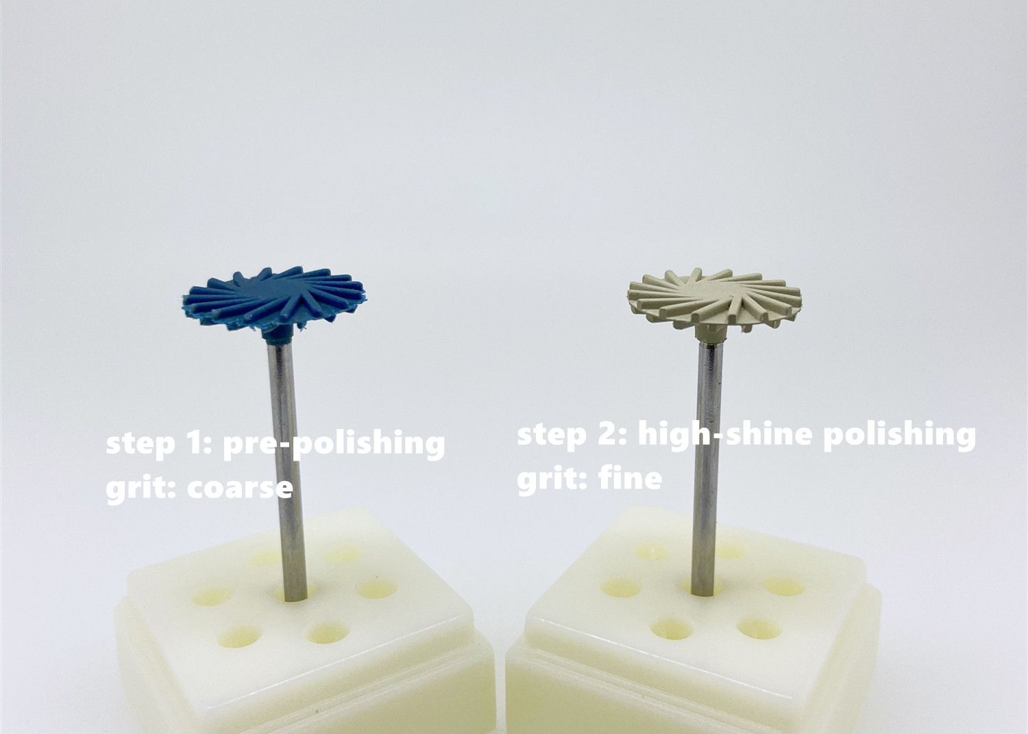 Rubber Silicone Polishing Wheels Whirlwind Sintered Porcelain Diamond Dental Bur