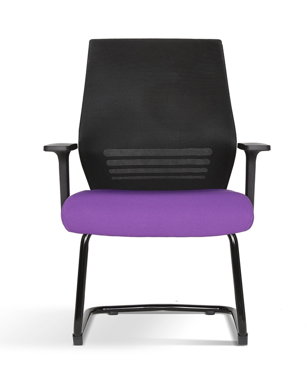 Black and Purple new style best home office chair & meeting room
