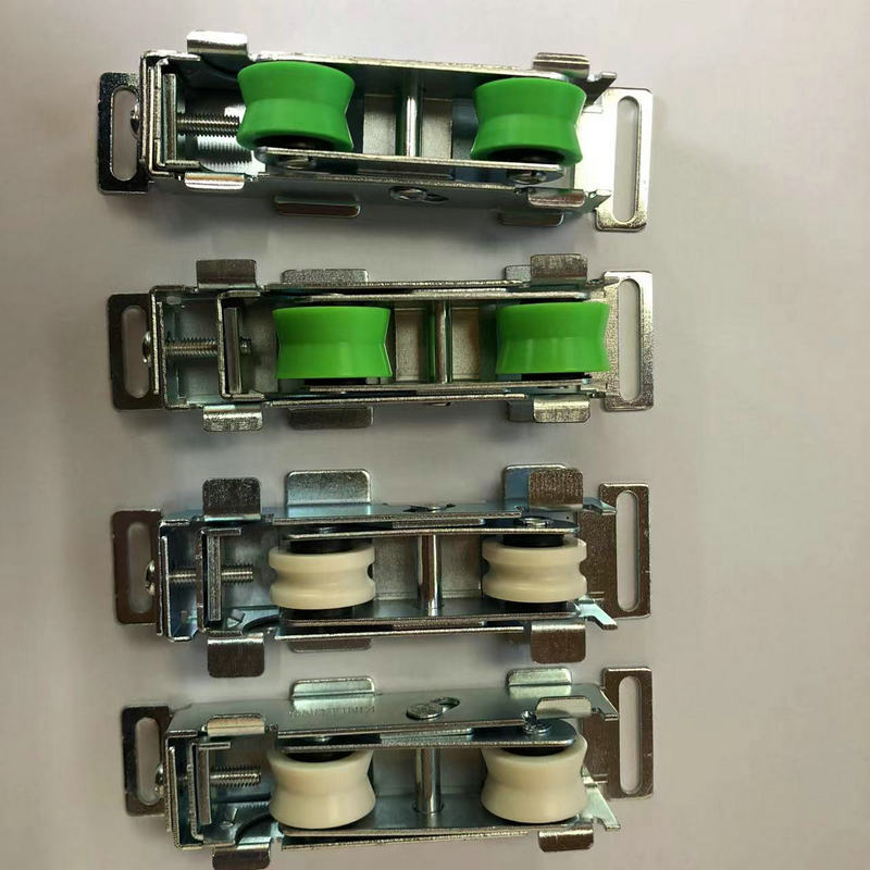 32-55mm Width Zinc Coated Aluminium Alloy Sliding Door Roller Nylon Wheel Door Bearing