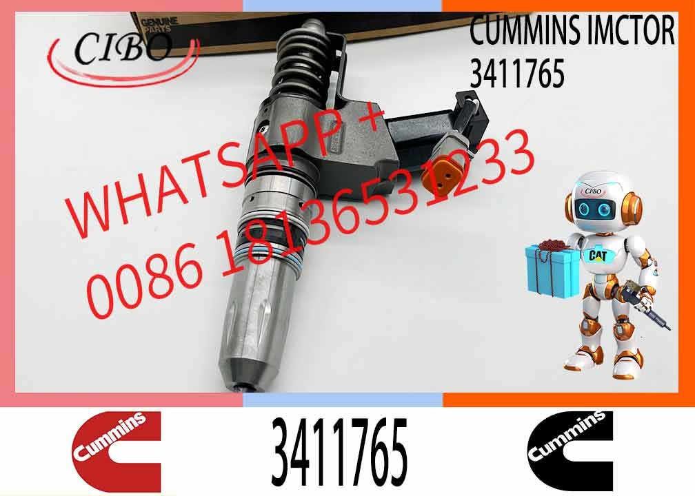 New Genuine Cummin s Fuel Injector 3411691/3411765/3411766/3411759/3087560/3087733/3083846/30950866 Cummin s N14 Engine
