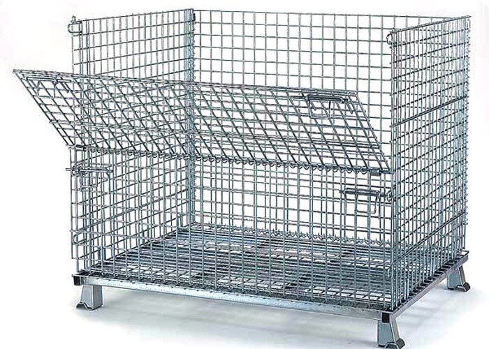 Heavy Duty Powder Coated 800mm Width Wire Mesh Container