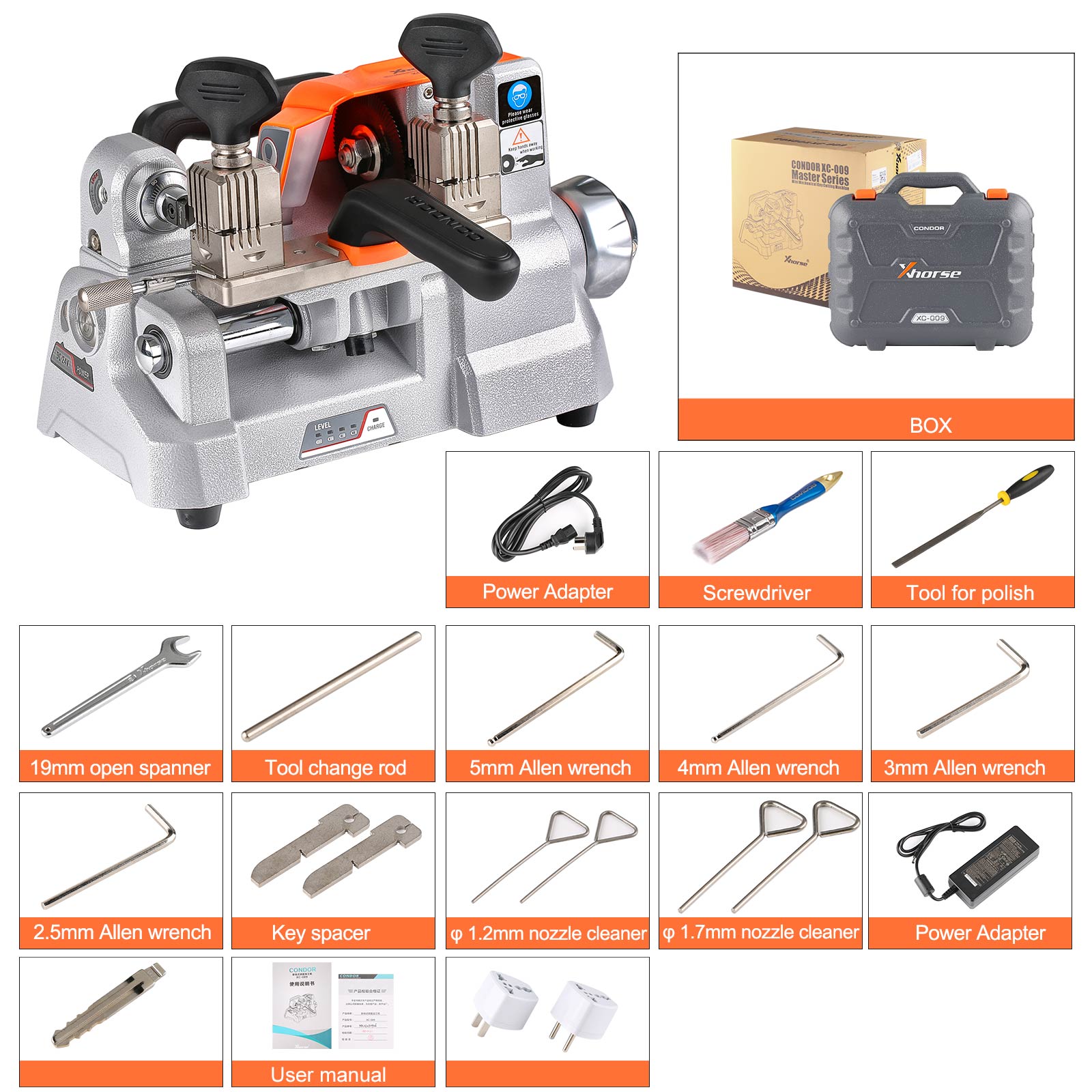 Xhorse Condor XC-009 Package List