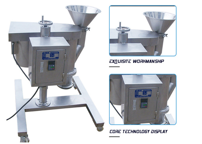 High Speed Grinding 200-500kg/h Fluid Bed Granulator 1.5kw For Dry Milling