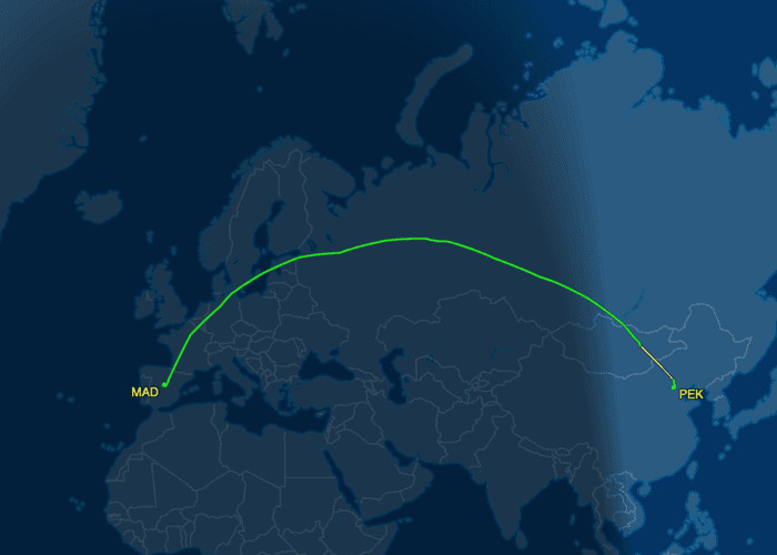 Main Hubs Air Freight From China To Europe Madrid Spain Direct And Transit