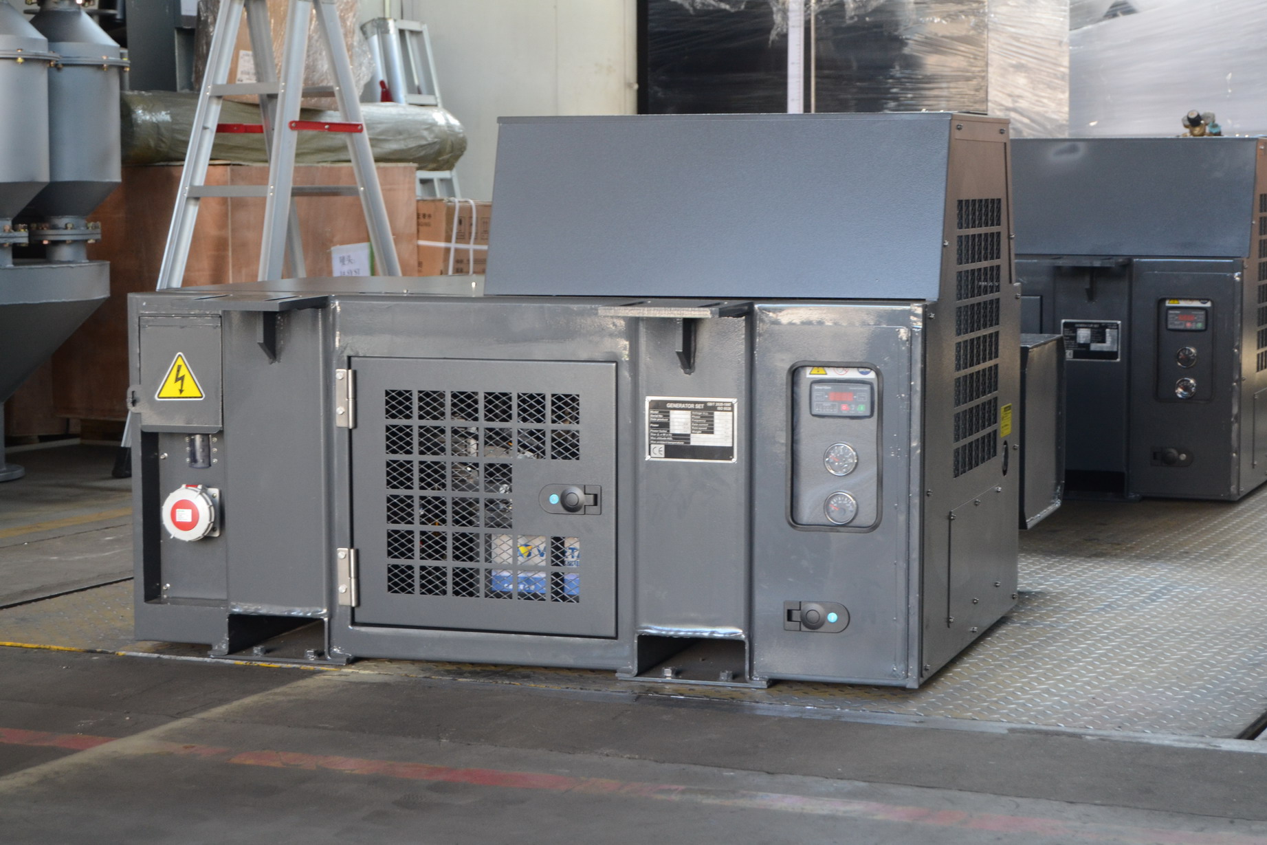 460V 15KW Generator Set For Reefer Container Genset Clip On Under Truck Kubota