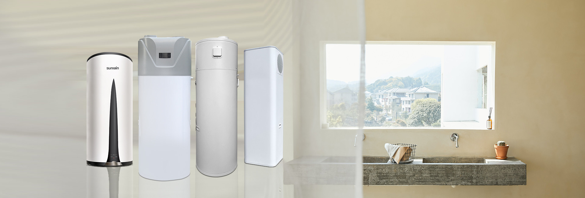 2.9kw 200L Electric Water Heater All In One Heat Pump For Household Heating