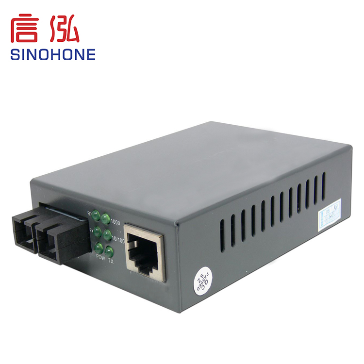 SFP Slots Gigabit Fiber Optic Media Converter , Fiber Optic Connection Box