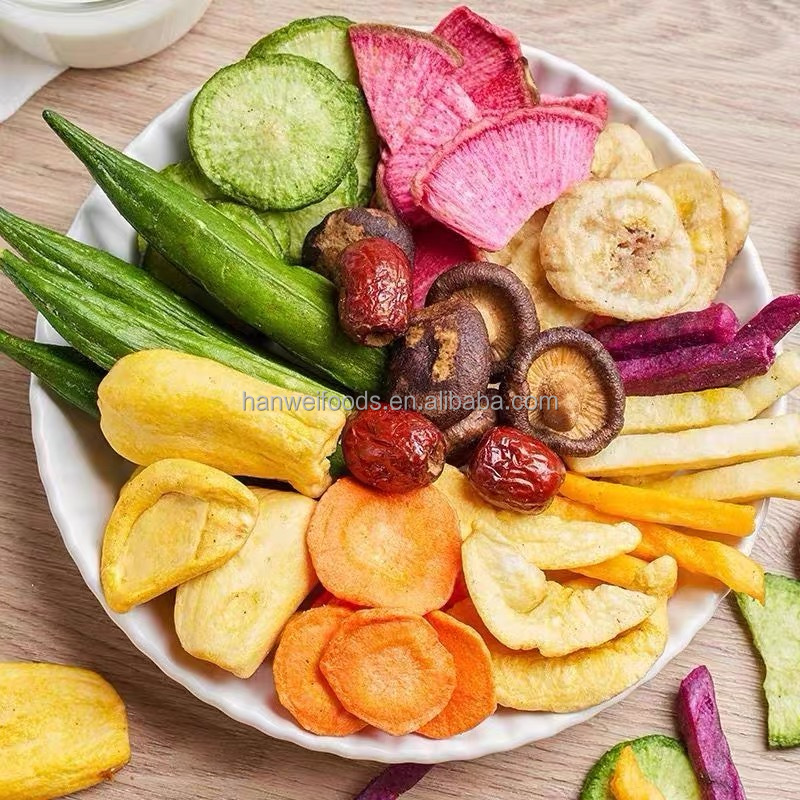 Wholesale VF Fresh Vegetable Chips Healthy Snack for Vegan Dried Lotus Root Chips